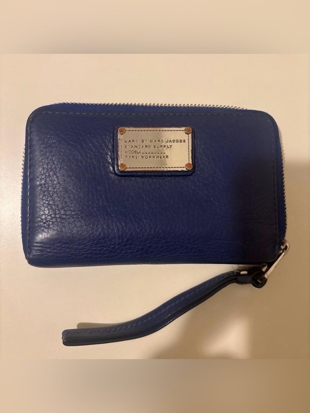 Marc by Marc Jacobs Blue Leather Zip Around Wallet 💙